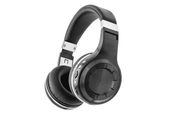 Black big headphones