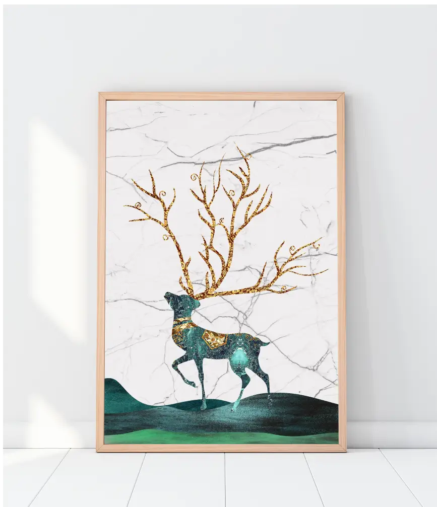 Golden-Branched Deer