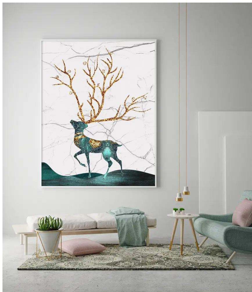 Golden-Branched Deer