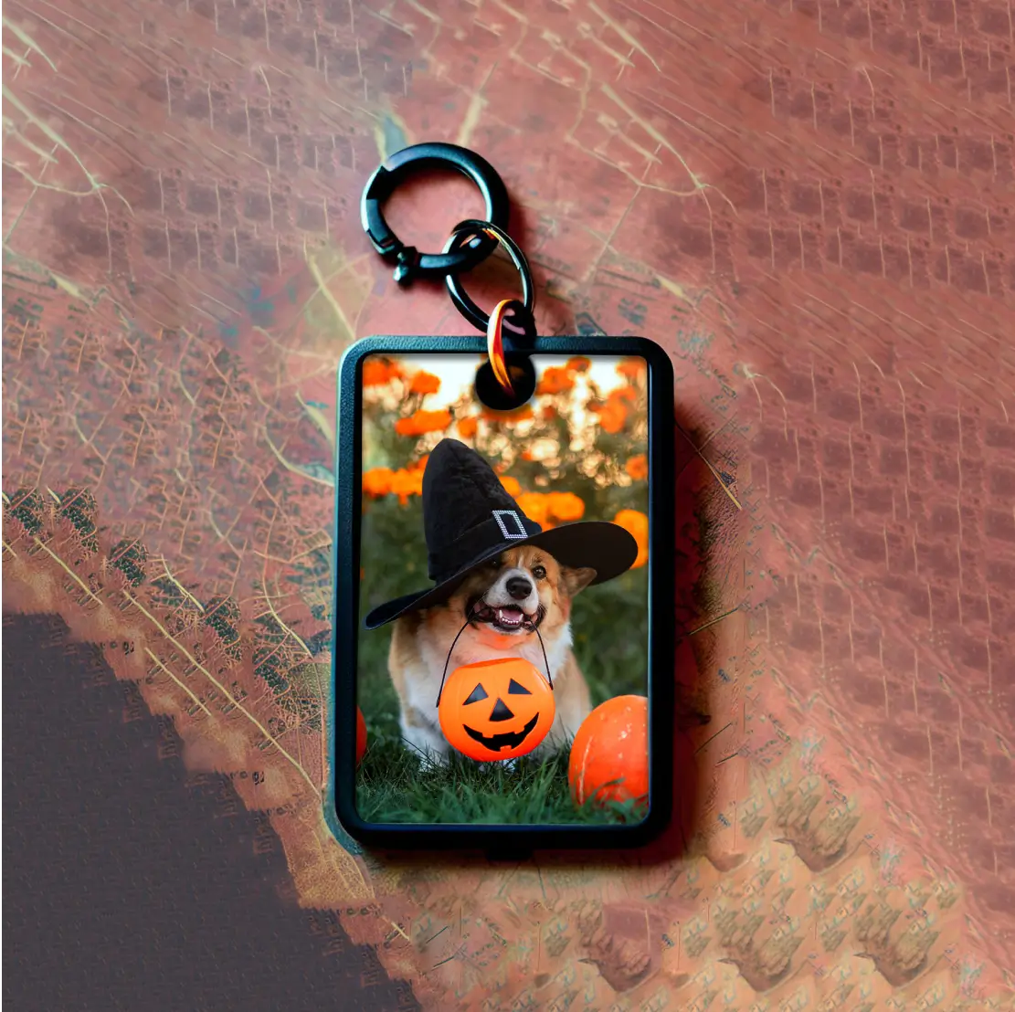 Custom Engraved Photo Film Keychain KC20