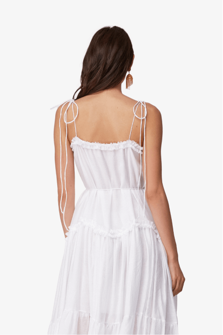 Sleeveless Lace Fit & Flare Midi Dress