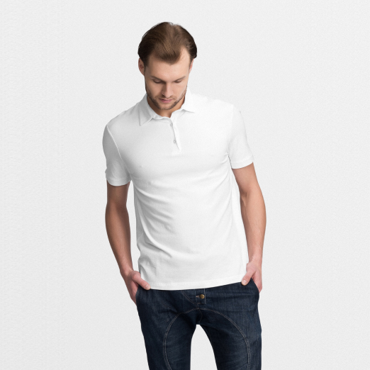 Men's Paris Regular Polo Shirt with All-Over Print