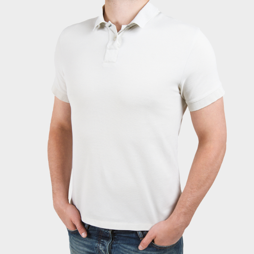 Men's Paris Regular Polo Shirt with All-Over Print