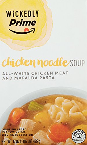 Wickedly Prime Chicken Noodle Soup, 17 Ounce (Pack of 6)