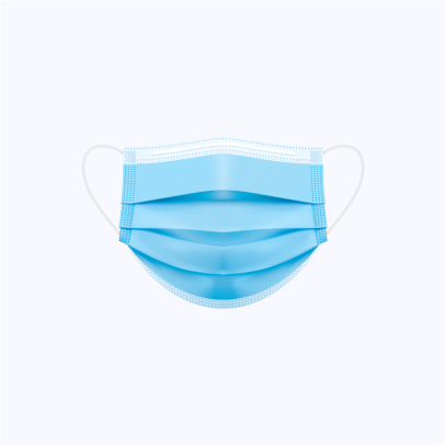 Single Use Blue Face Mask