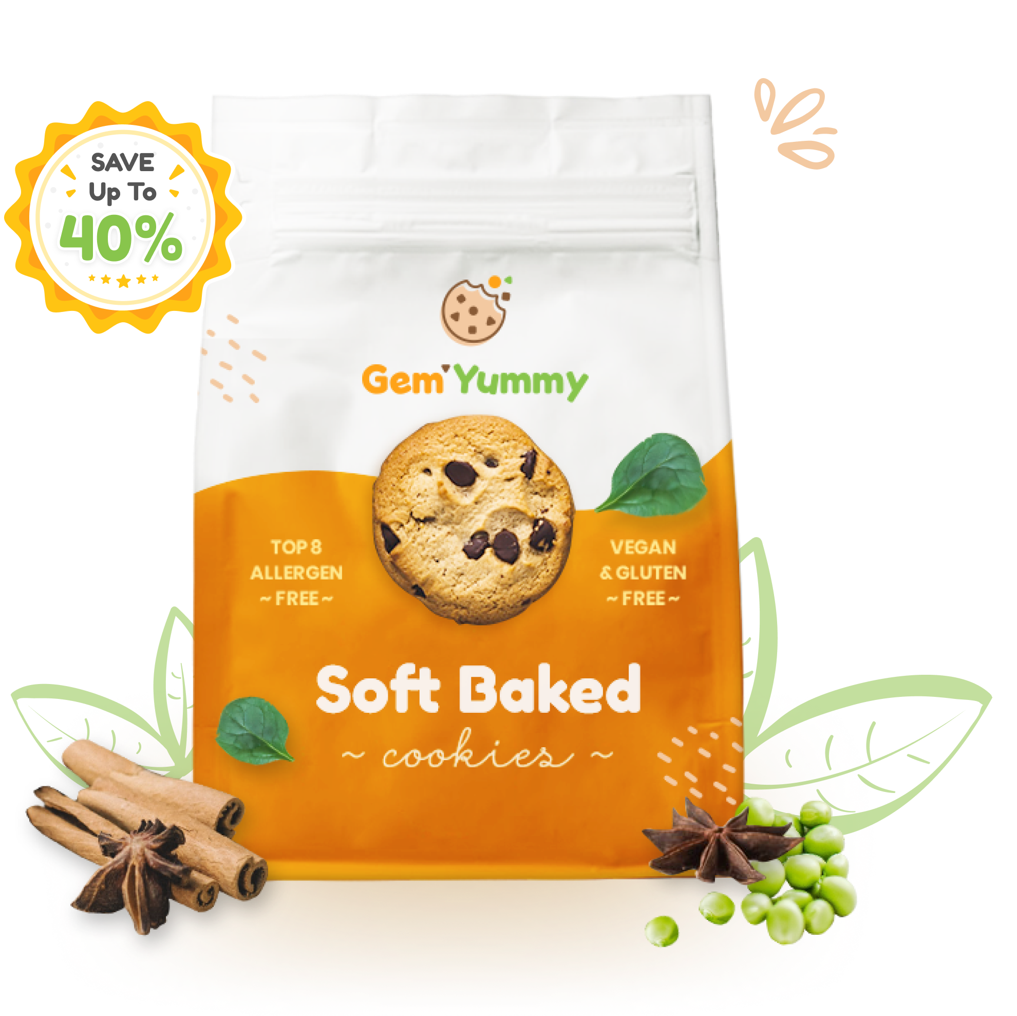 Gem’Yummy Soft Baked Cookies