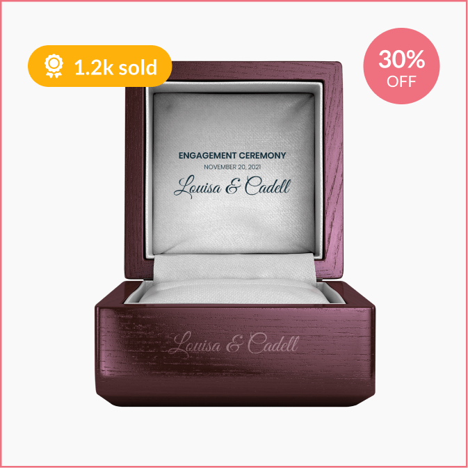 Custom name ring box
