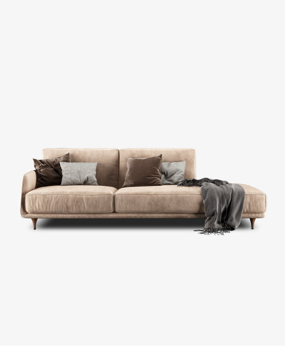 Elegant three-seat sofa