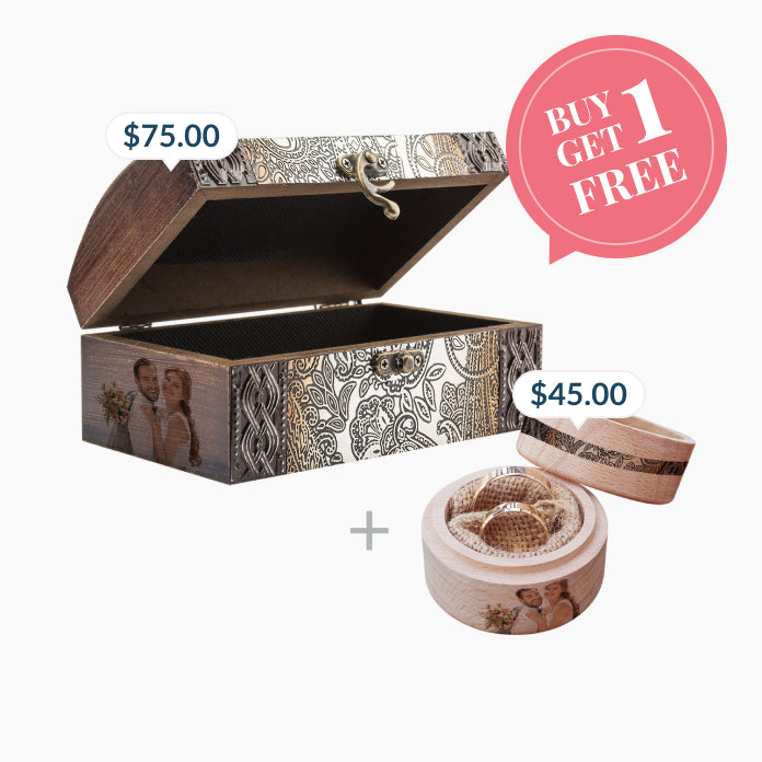 Jewelry box + free ring box
