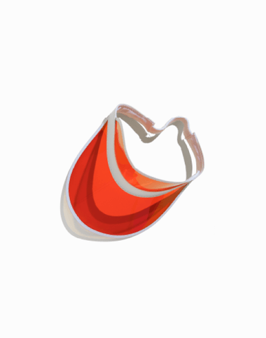 Bright Red Sun Cap