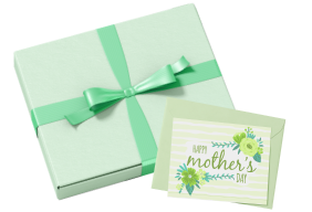 Green Wrapping, Ribbon and Card