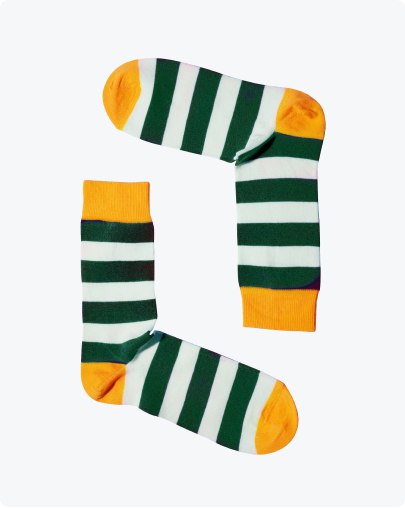 2-pair Stripe Socks