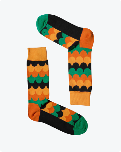 2-pair Filled Optic Socks