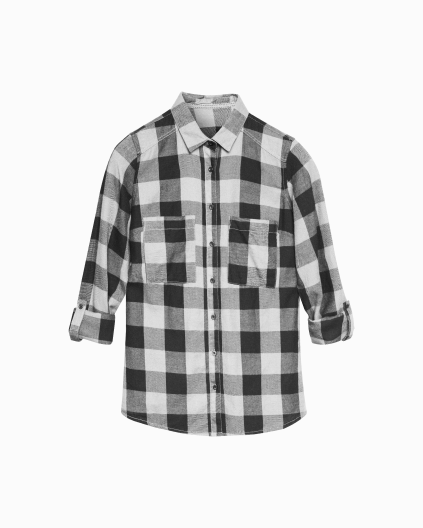 Short-Sleeve Woven Blouse