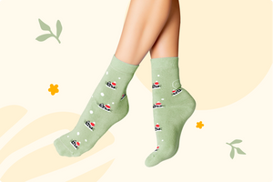 2-pair Printed Socks