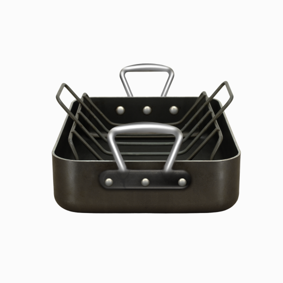 GemCook Non-Stick Roasting Pan With Rack