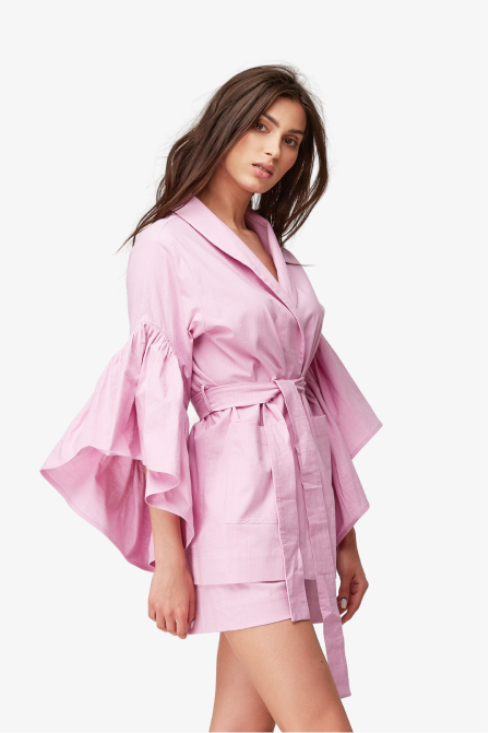 Classic Cap Sleeve Wrap Dress