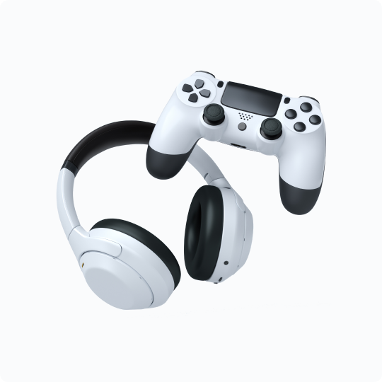 Combo Playstation and Headphones Wireless