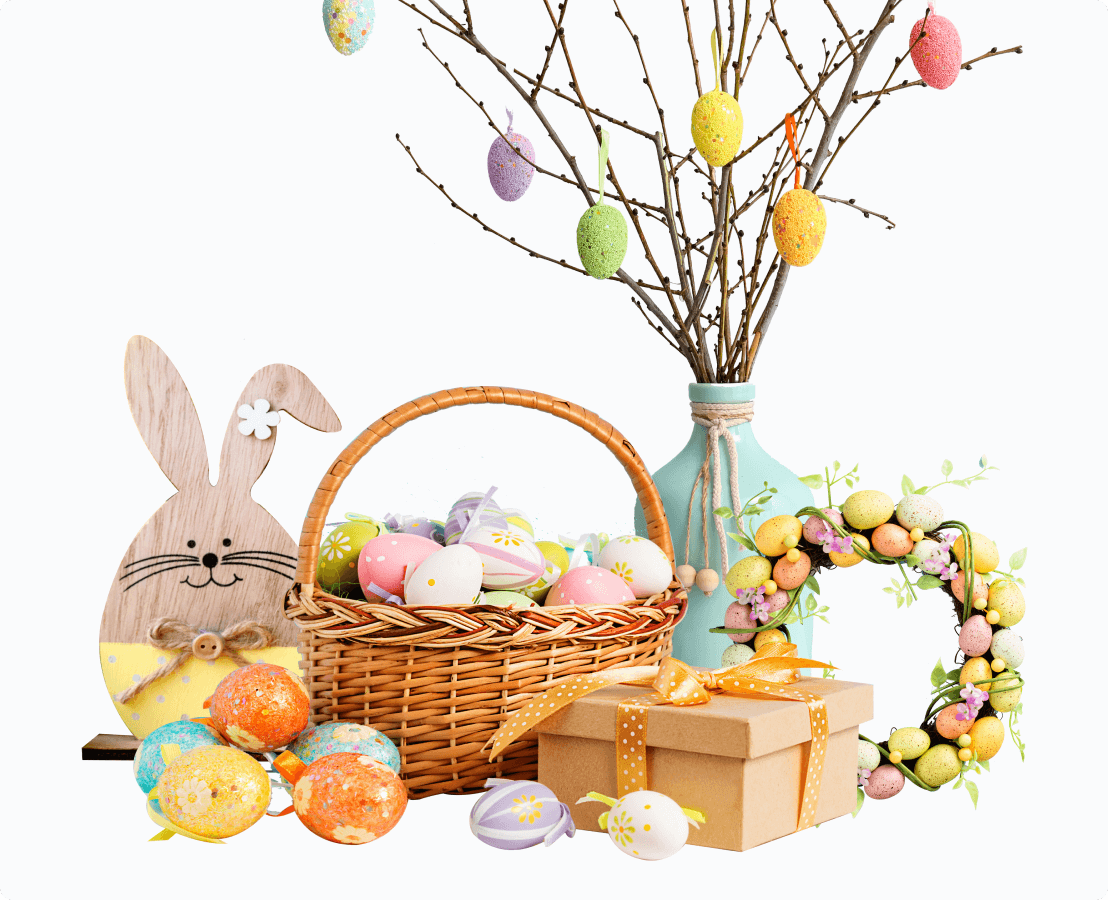 Warm and joyful Easter vibe
