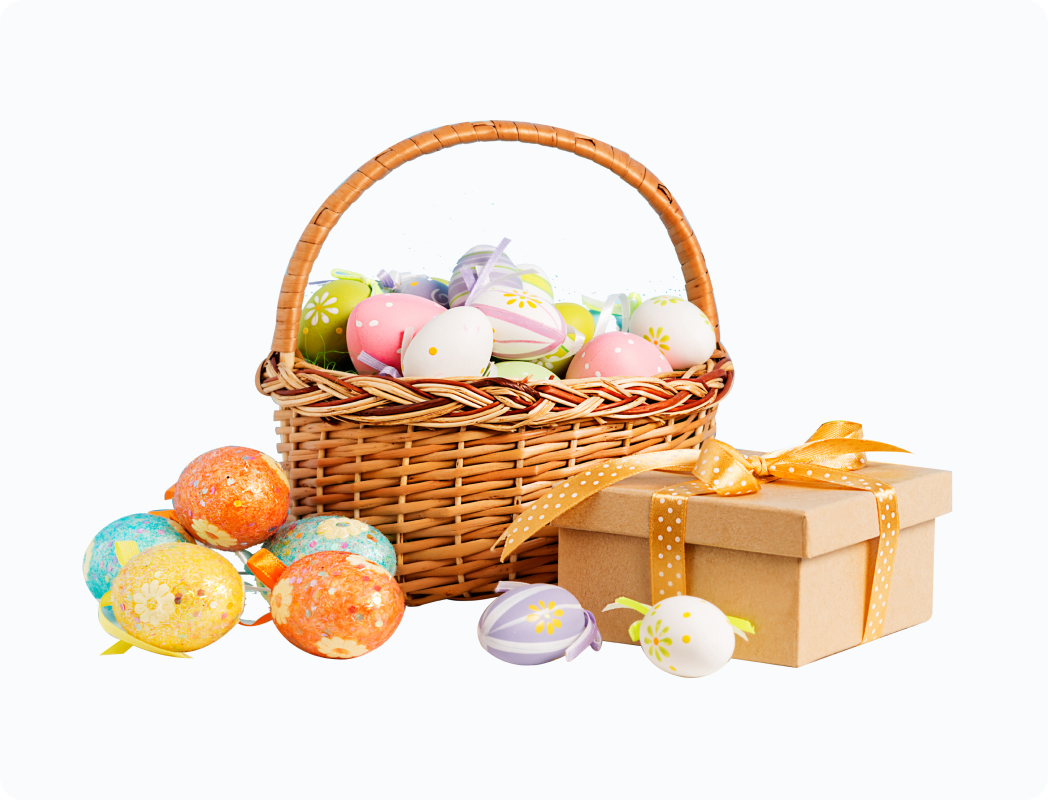 Easter Basket Rainbow