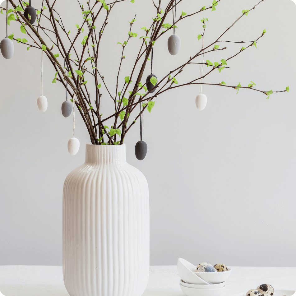 Interior With Easter Decor