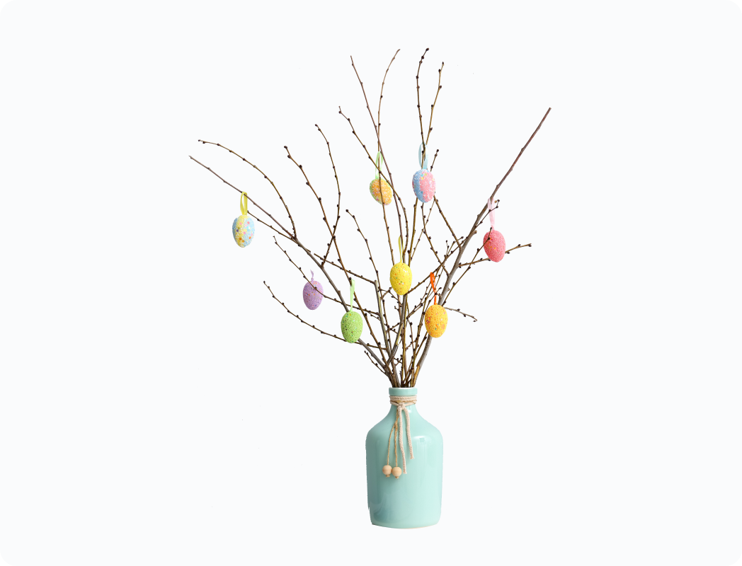 Easter Egg Pom Tree