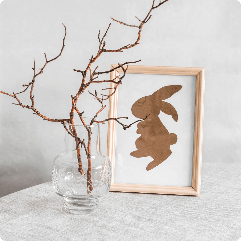 Minimalist Bunny Wall Art