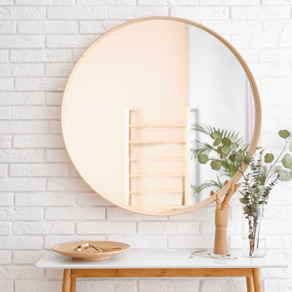 Decorative Wood Wall Mirror