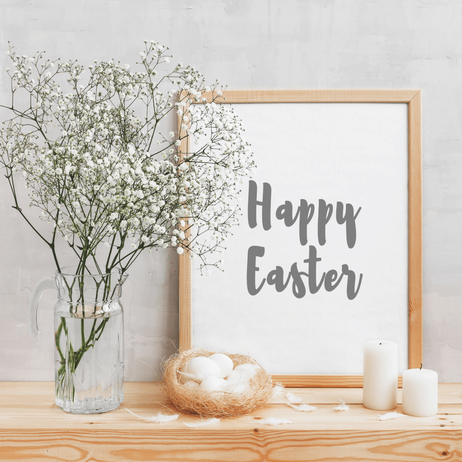Happy Easter Wall Art Print