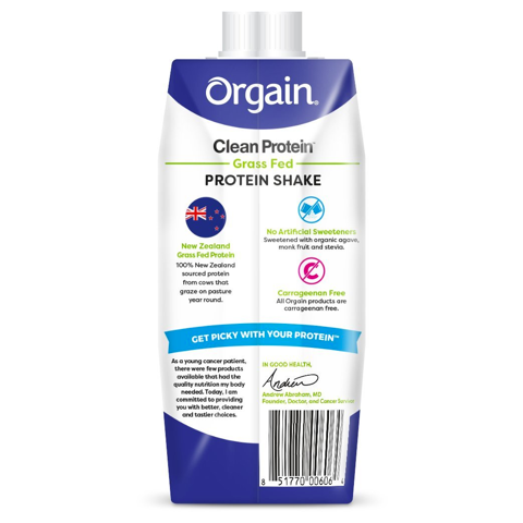 Orgain Grass Fed Protein Shake