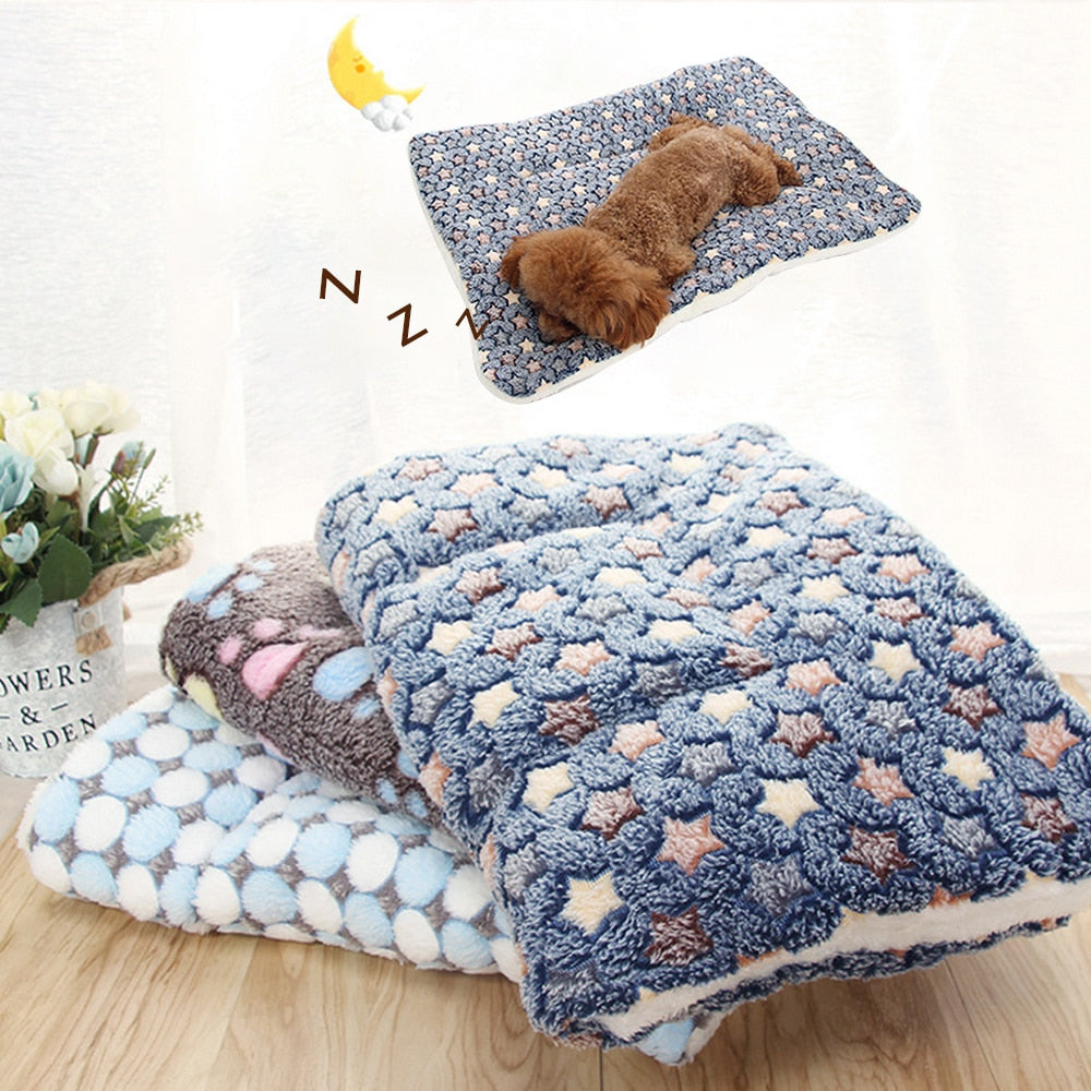Thickened Fleece Pet Dog Bed
