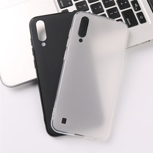 For ZTE Blade A7 2020 6.49inch Case Black Matte Soft TPU Case Drop-proof Cover For ZTE Blade A7 2020