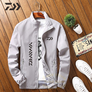 Daiwa Jacket Men Fishing Shirt Solid Thin Uv Protection Clothes Fishing Clothing Summer Breathable Quick Dry Soft Shell Outdoor