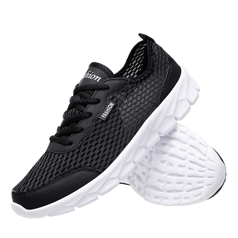 123 Breathable Air Mesh Women Men Running Shoes Travel Sport Run Shose Male Walking Athletic Shoes  Non Slip