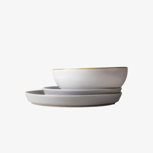 Ceramic Flat Bowl Set